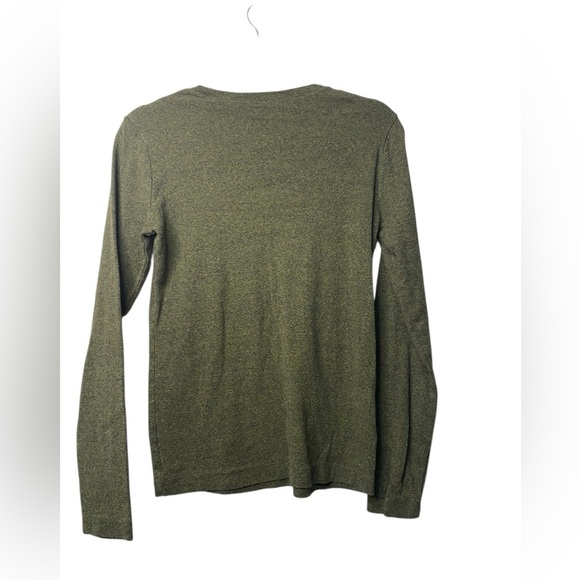 Eddie Bauer Olive Green Long Sleeve Crewneck Tee (Size M) - Picture 2 of 3
